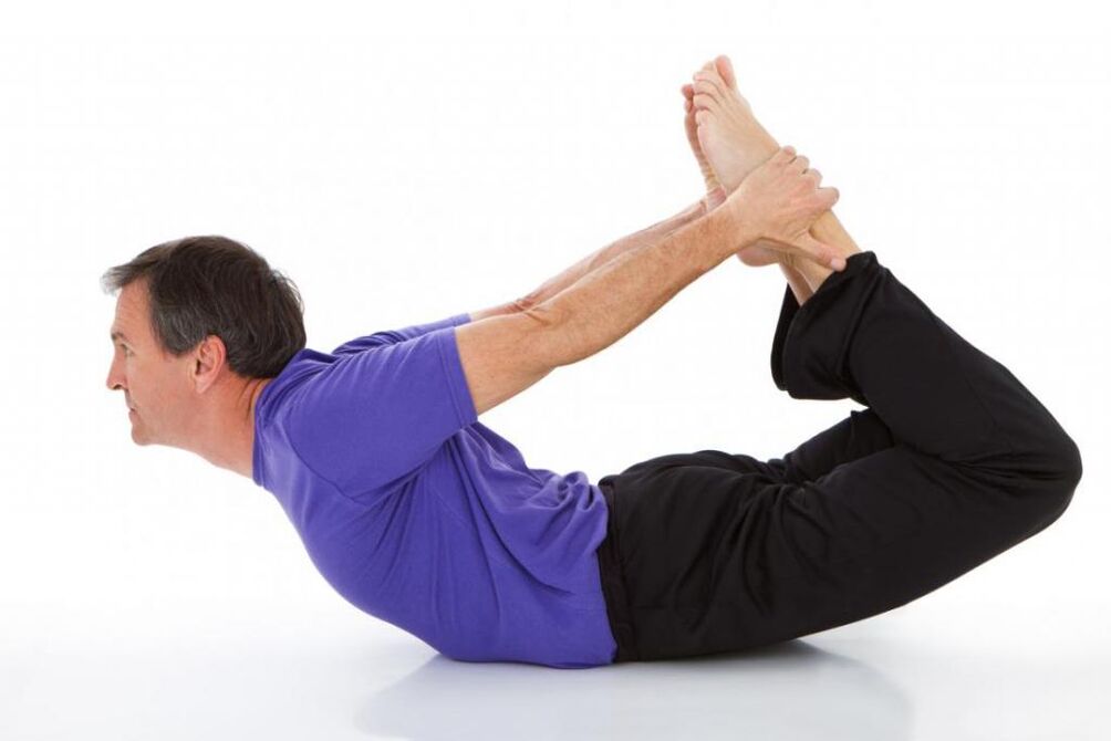 Yoga asana avec prostatite