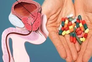 Médicaments pour le traitement de la prostatite.
