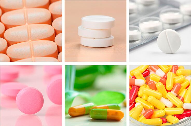 Traitement de la prostatite avec des antibiotiques.